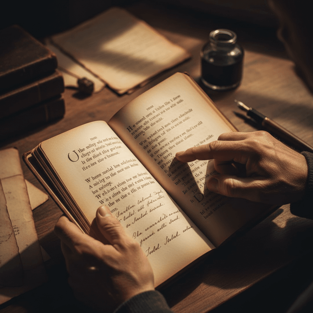 Stack of antique leather-bound books with one open to a hand-drawn celestial diagram